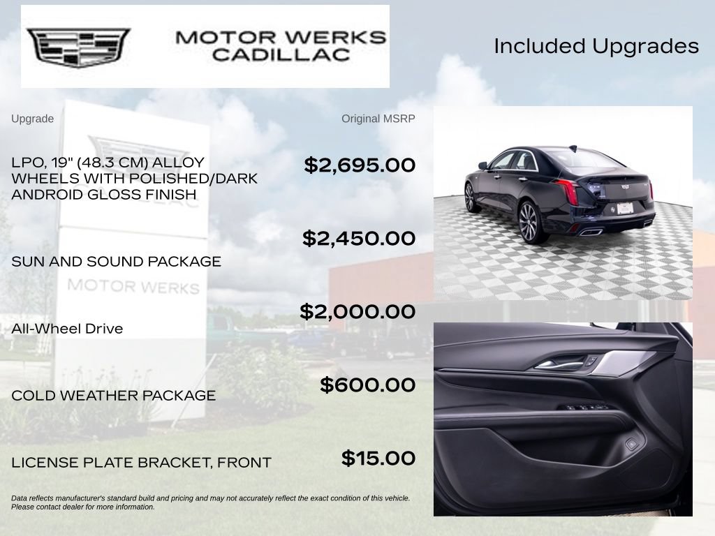 Certified 2024 Cadillac CT4 Luxury w/ Sun And Sound Package AWD/4WD image 4