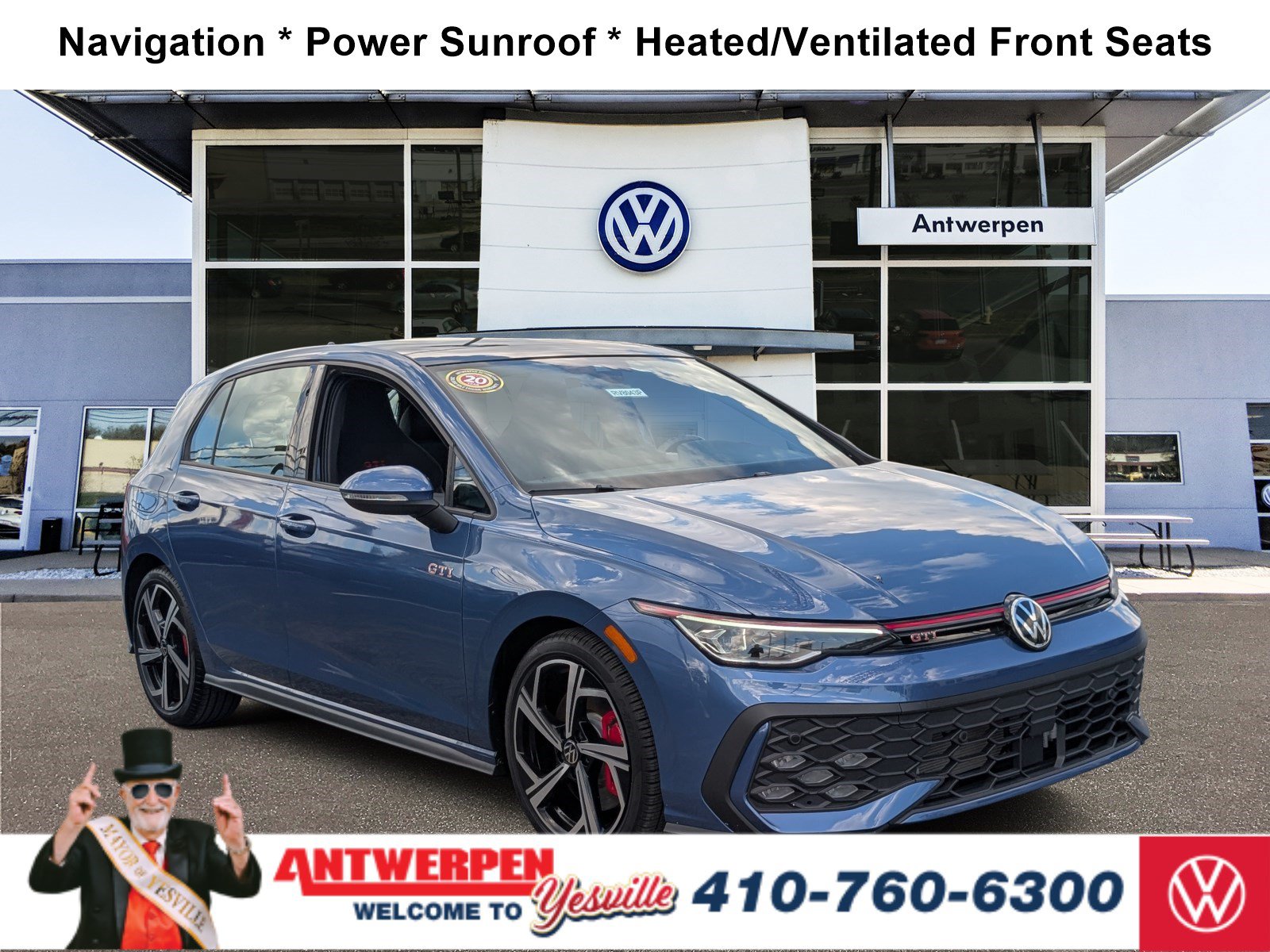 Used 2025 Volkswagen GTI SE FWD image 1