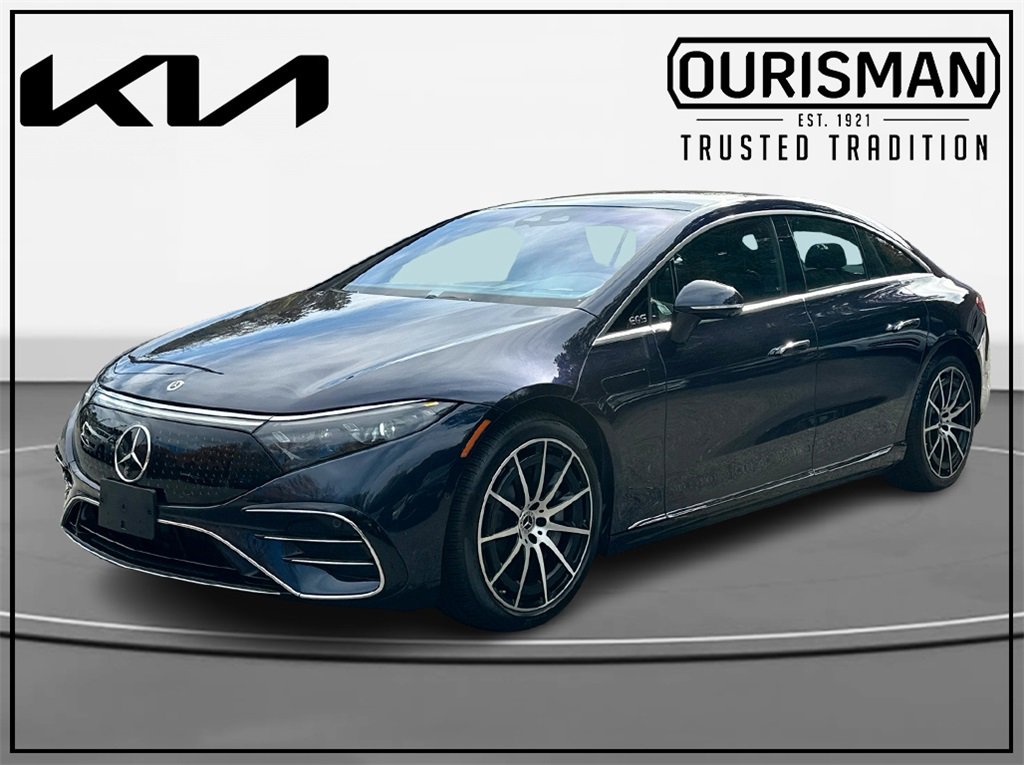 Used 2023 Mercedes-Benz EQS 580 4MATIC Sedan w/ Exclusive Trim Package video 2