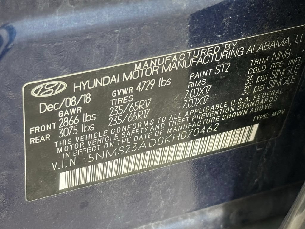 Used 2019 Hyundai Santa Fe SE FWD image 39