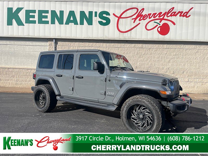 Used 2021 Jeep Wrangler Unlimited Sahara w/ Cold Weather Group AWD/4WD image 1