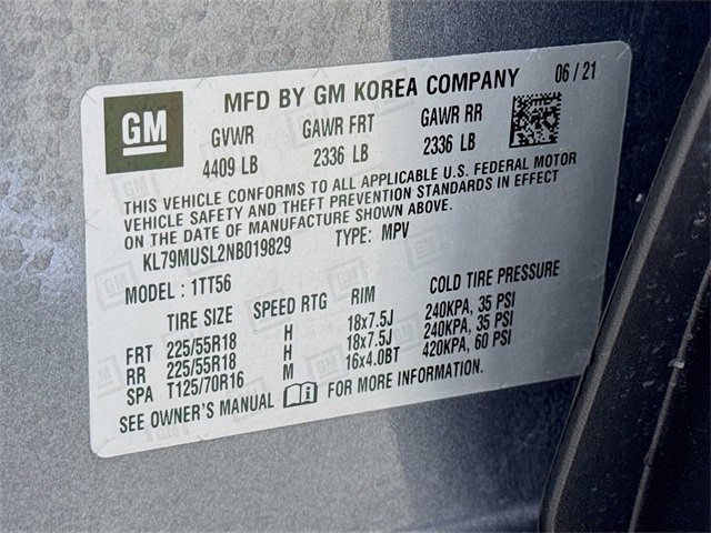 Used 2022 Chevrolet TrailBlazer RS w/ Sun and Liftgate Package image 34