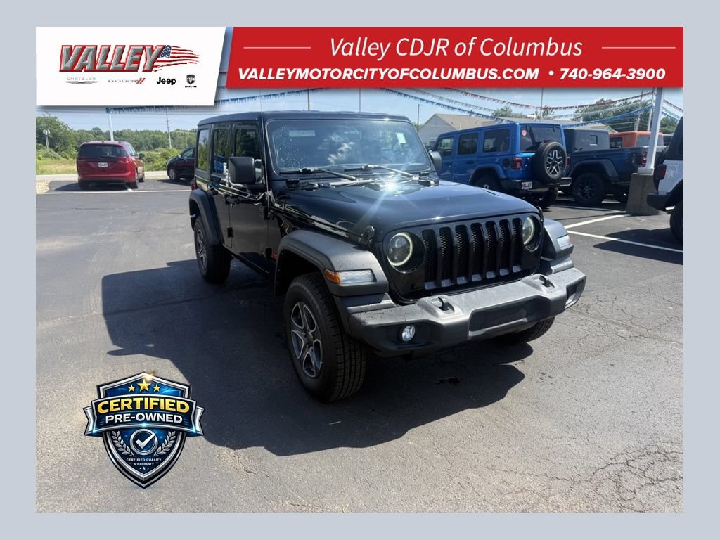Used 2022 Jeep Wrangler Unlimited Sport AWD/4WD video 1