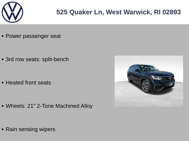 Used 2021 Volkswagen Atlas SEL R-Line AWD/4WD image 24
