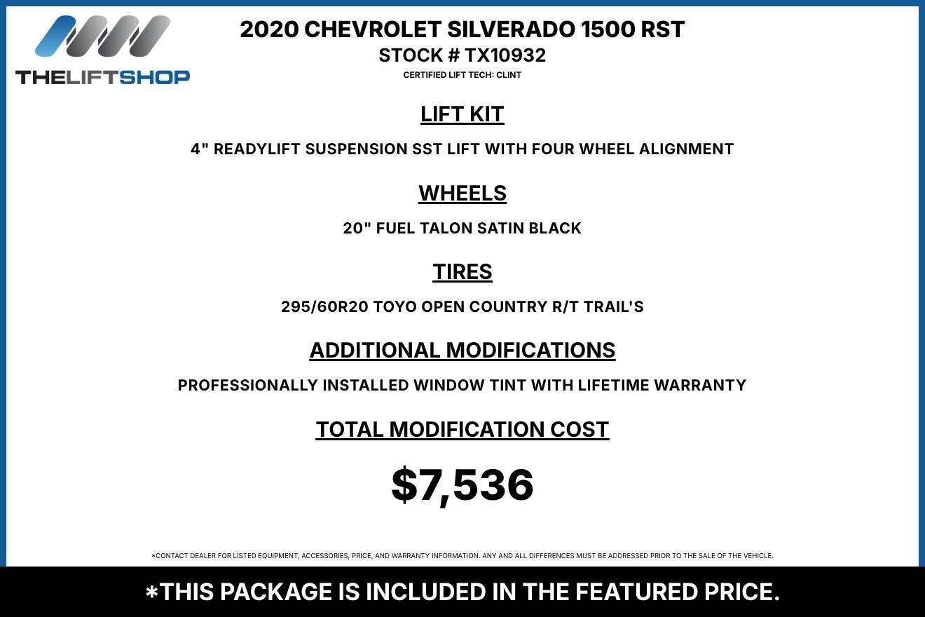 Used 2020 Chevrolet Silverado 1500 RST w/ Texas Edition AWD/4WD image 2