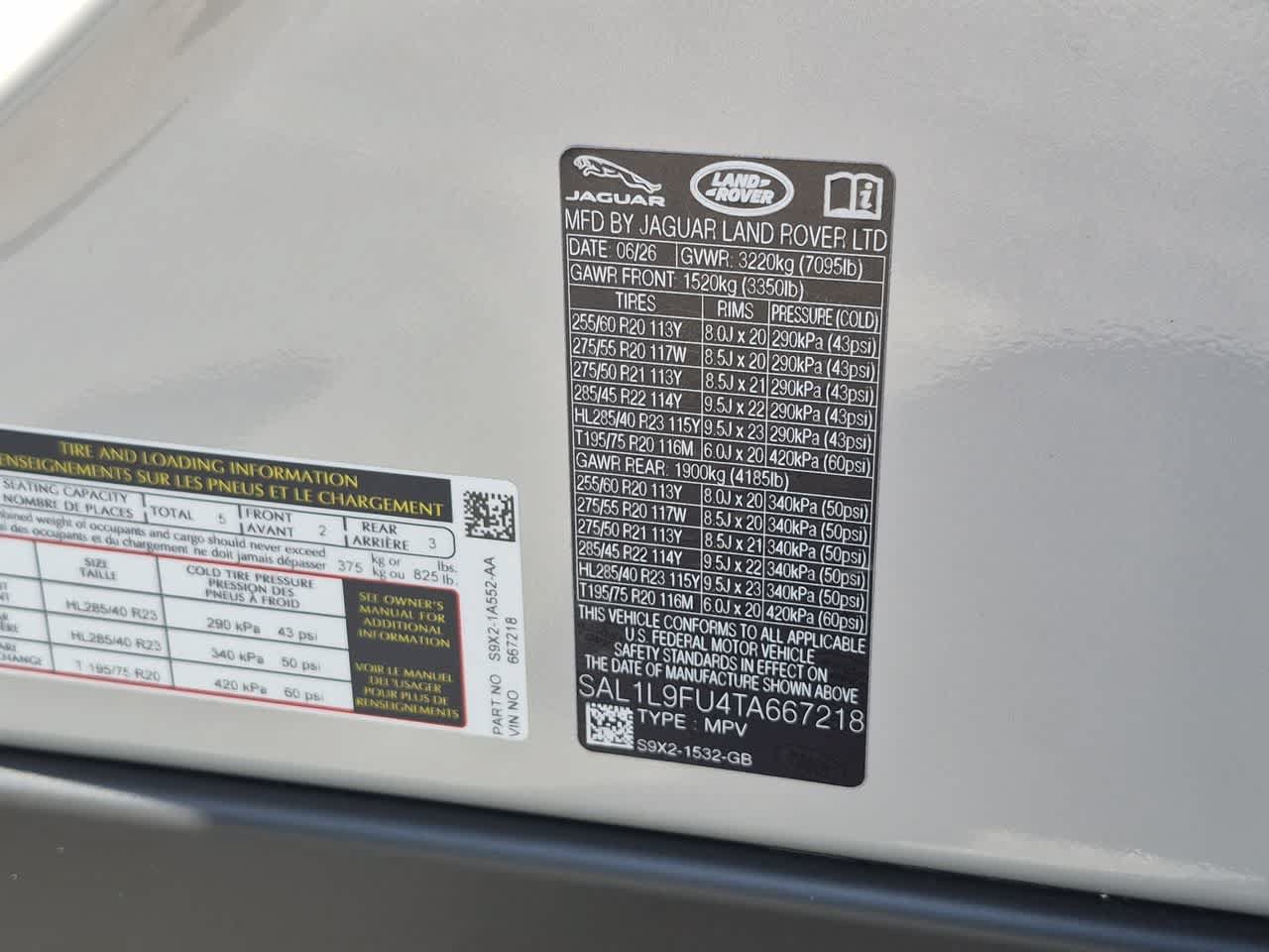 New 2026 Land Rover Range Rover Sport Dynamic SE AWD/4WD image 37