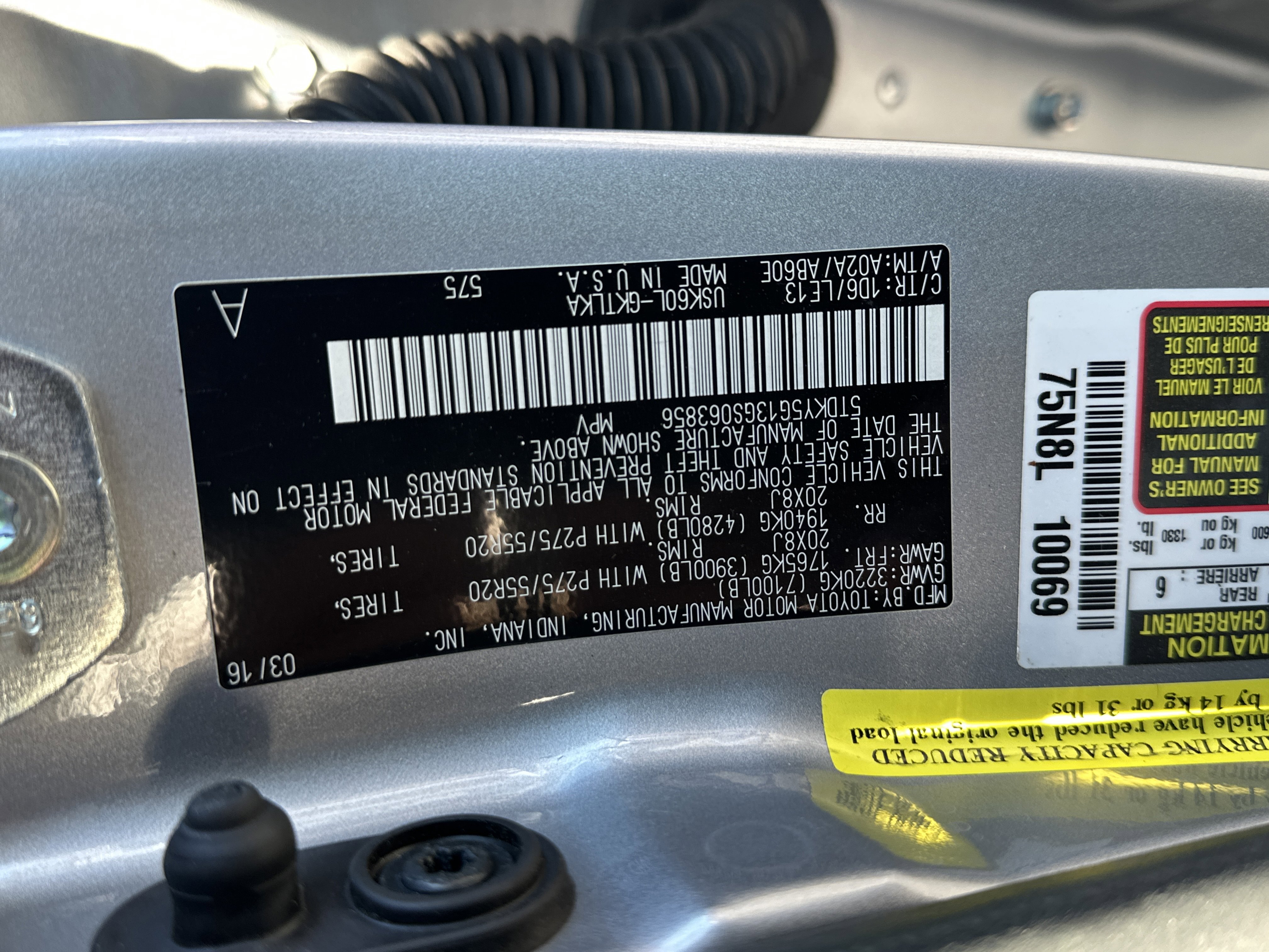 Used 2016 Toyota Sequoia Limited image 36