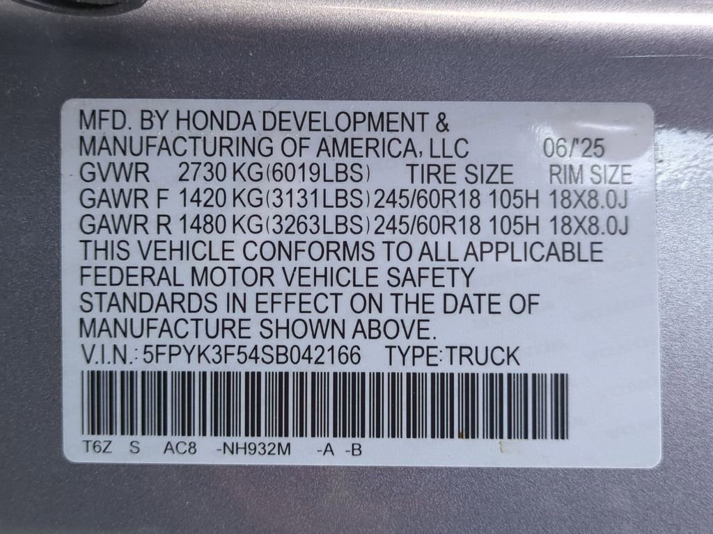 Used 2025 Honda Ridgeline RTL image 35