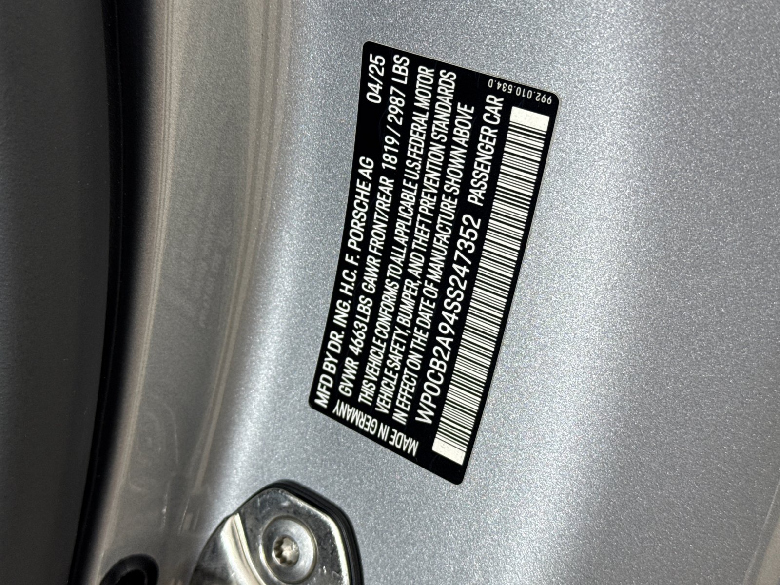 Certified 2025 Porsche 911 Carrera 4 GTS AWD/4WD image 28