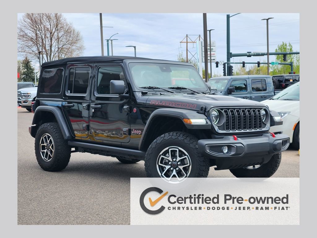 Certified 2024 Jeep Wrangler Unlimited Rubicon w/ Convenience Group AWD/4WD image 1