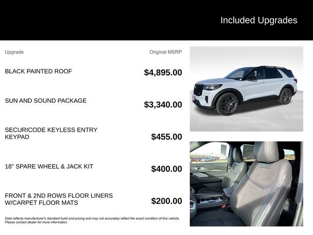 New 2026 Ford Explorer ST w/ Sun And Sound Package image 5