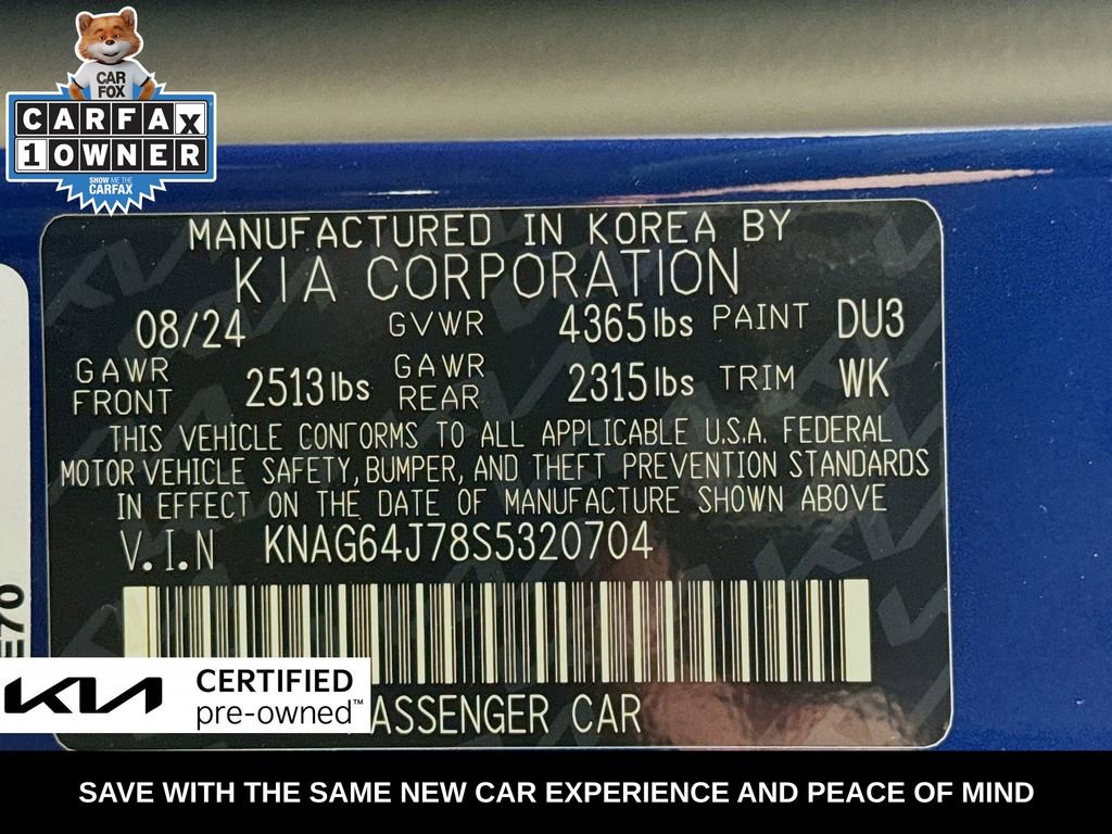 Certified 2025 Kia K5 GT-Line w/ GT-Line Premium Package image 37