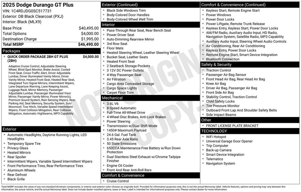 Used 2025 Dodge Durango GT AWD/4WD image 6