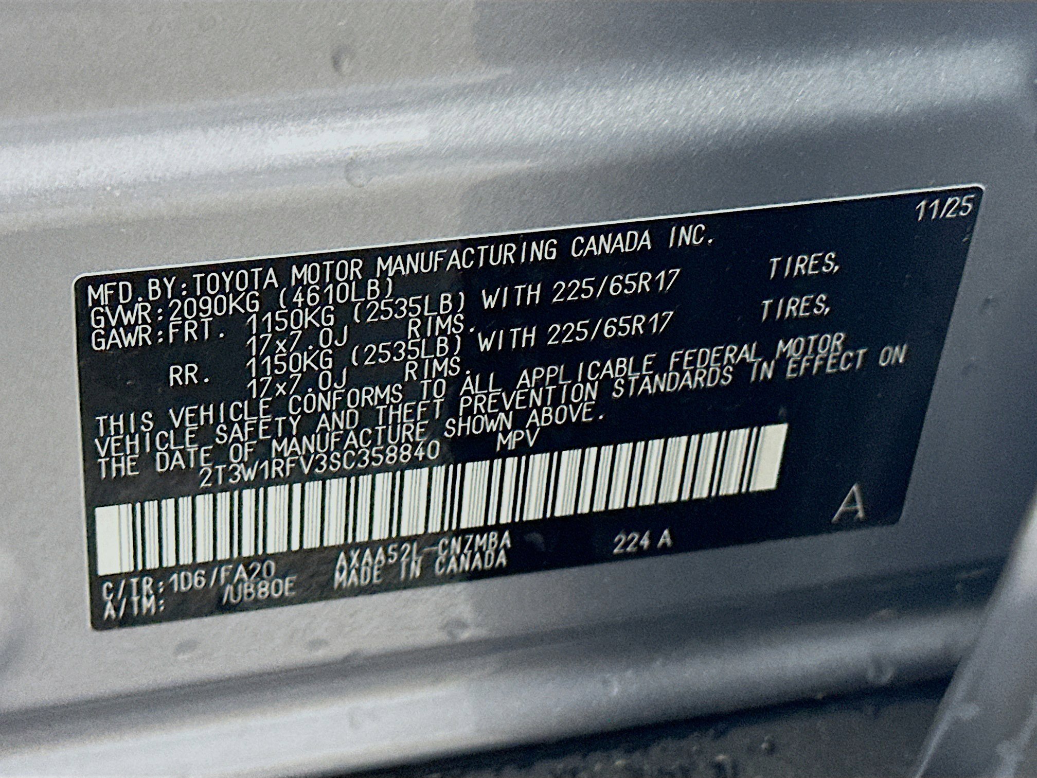 Used 2025 Toyota RAV4 XLE w/ Convenience Package image 12