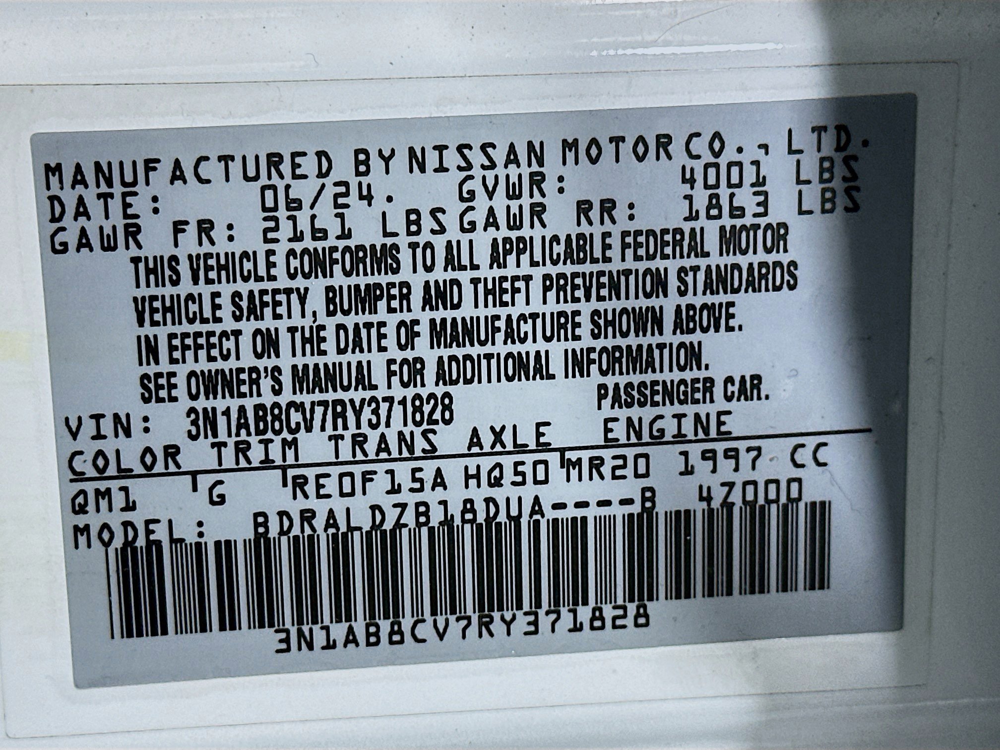 Used 2024 Nissan Sentra SV image 12