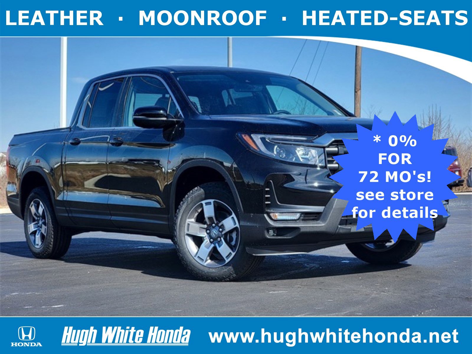 New 2025 Honda Ridgeline RTL