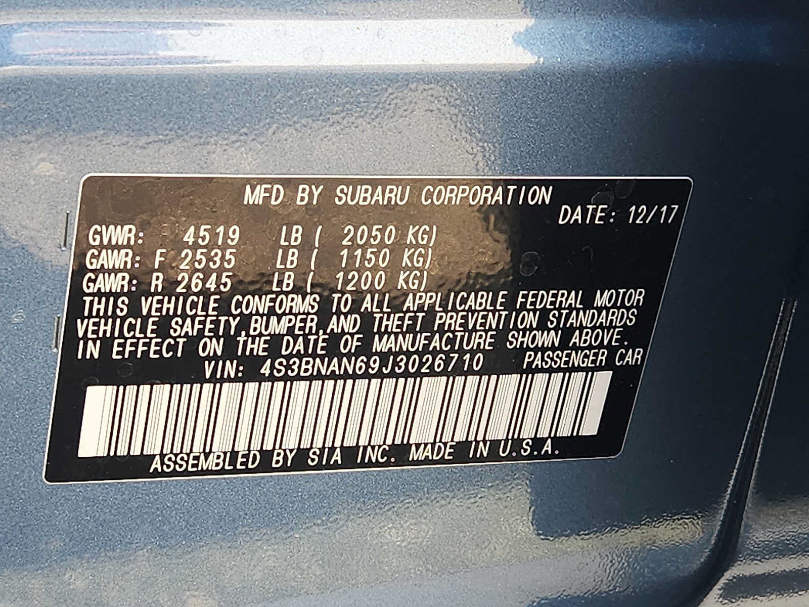 Used 2018 Subaru Legacy 2.5i Limited w/ 50th Anniversary Edition AWD/4WD image 27