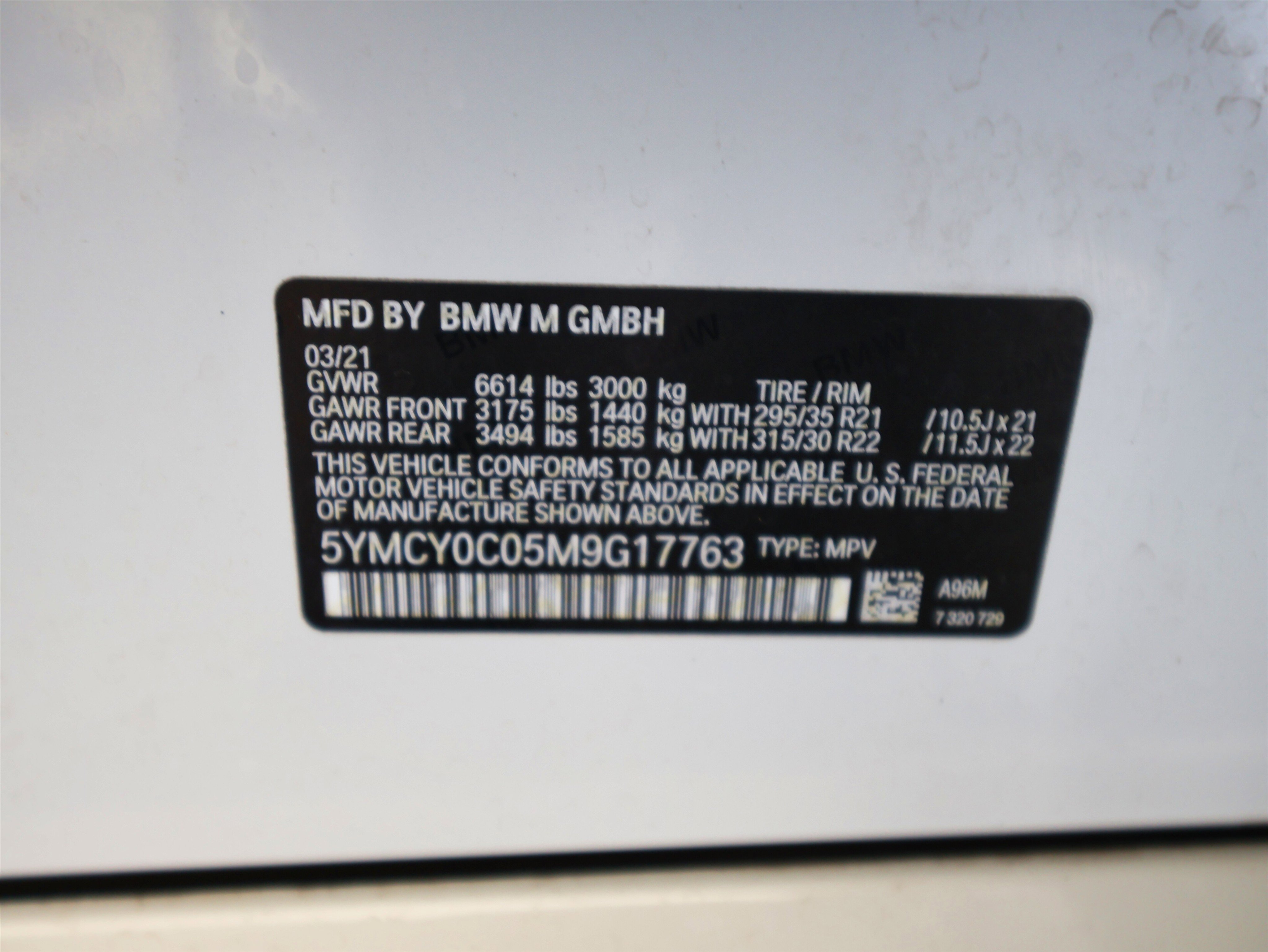 Used 2021 BMW X6 M w/ Executive Package image 62