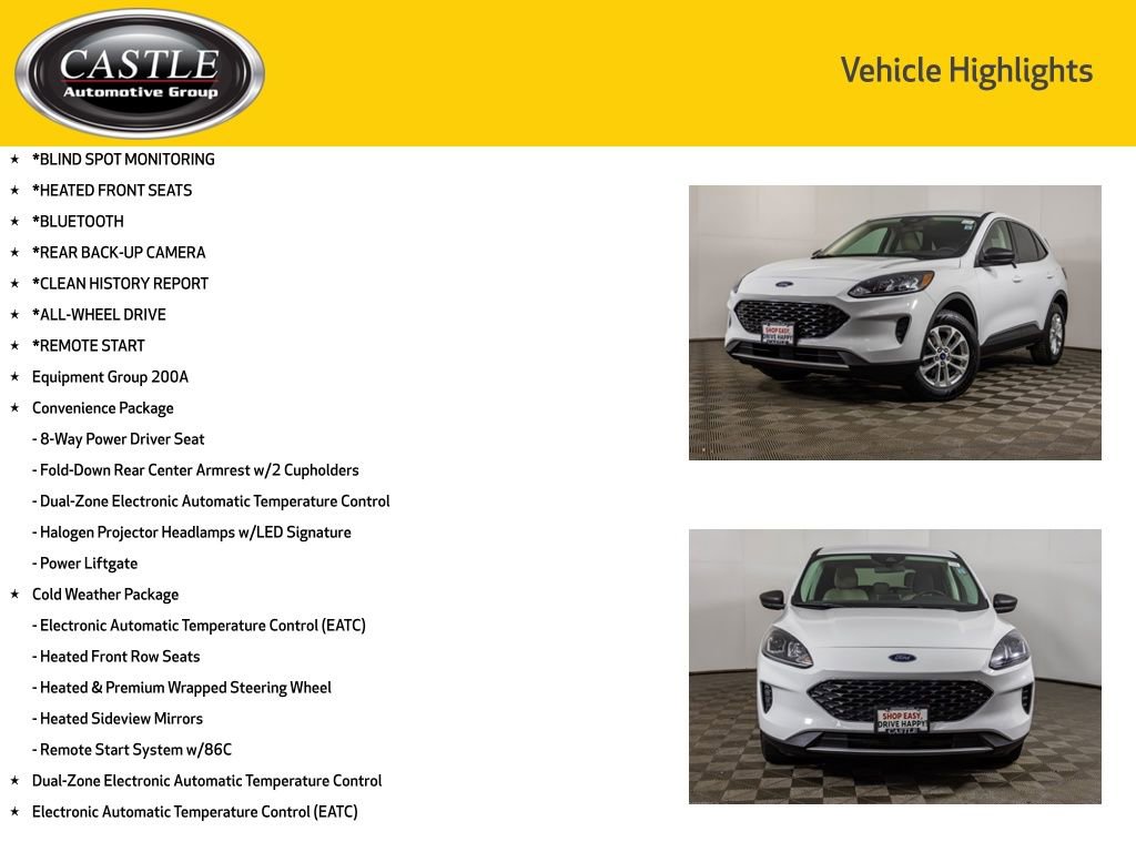 Used 2022 Ford Escape SE w/ Convenience Package image 3