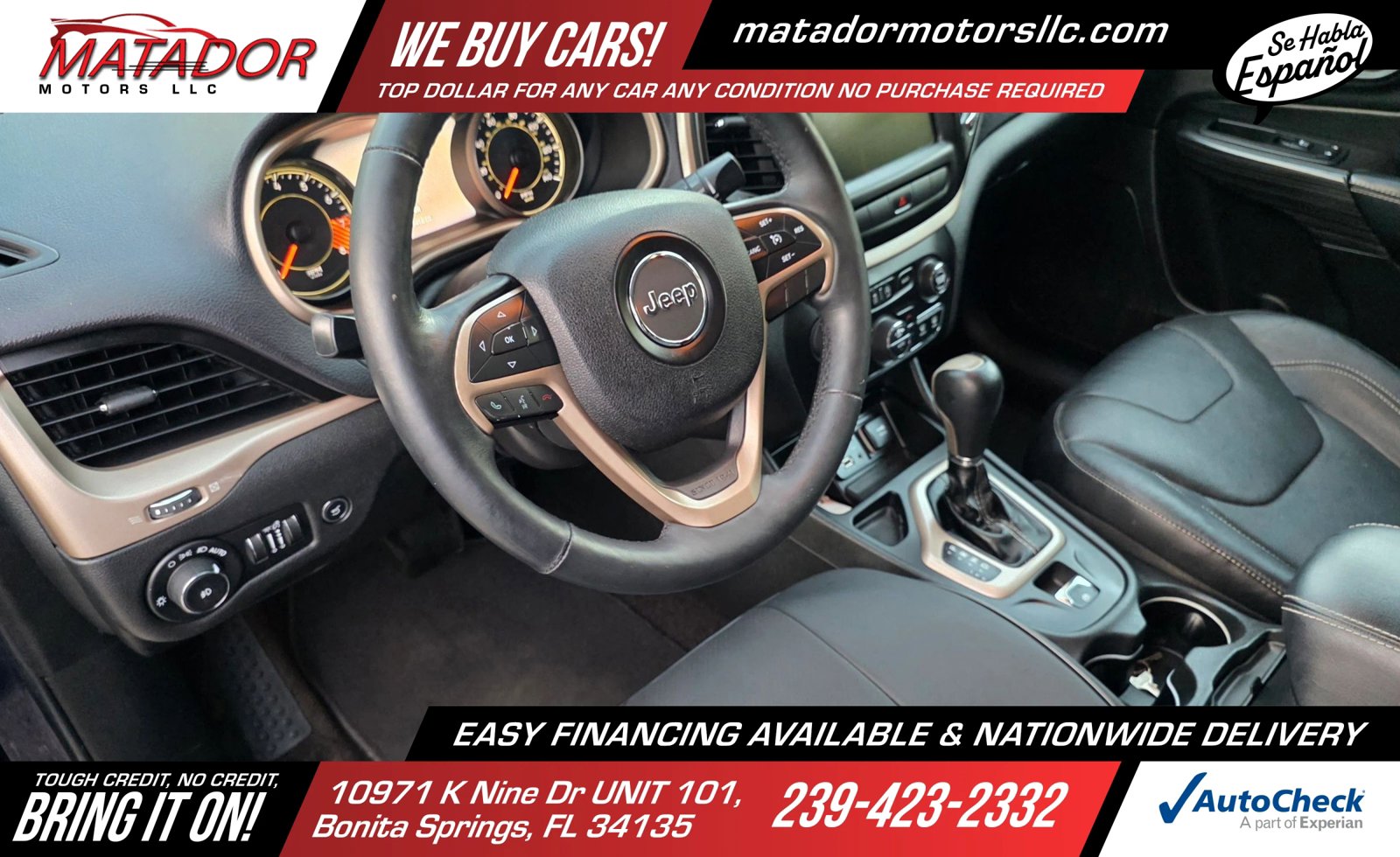 Used 2015 Jeep Cherokee Limited w/ Luxury Group FWD image 9