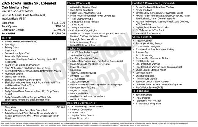 Used 2026 Toyota Tundra SR5 AWD/4WD image 10