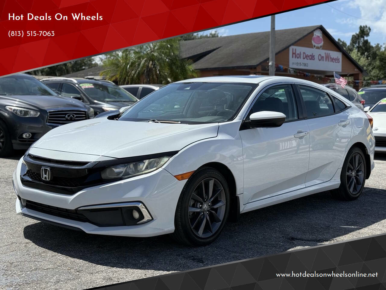 Used 2021 Honda Civic EX-L image 1