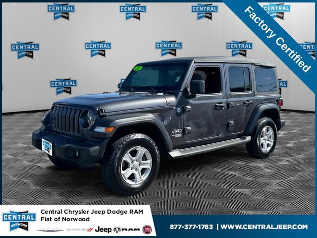 Certified 2021 Jeep Wrangler Unlimited Sport image 1