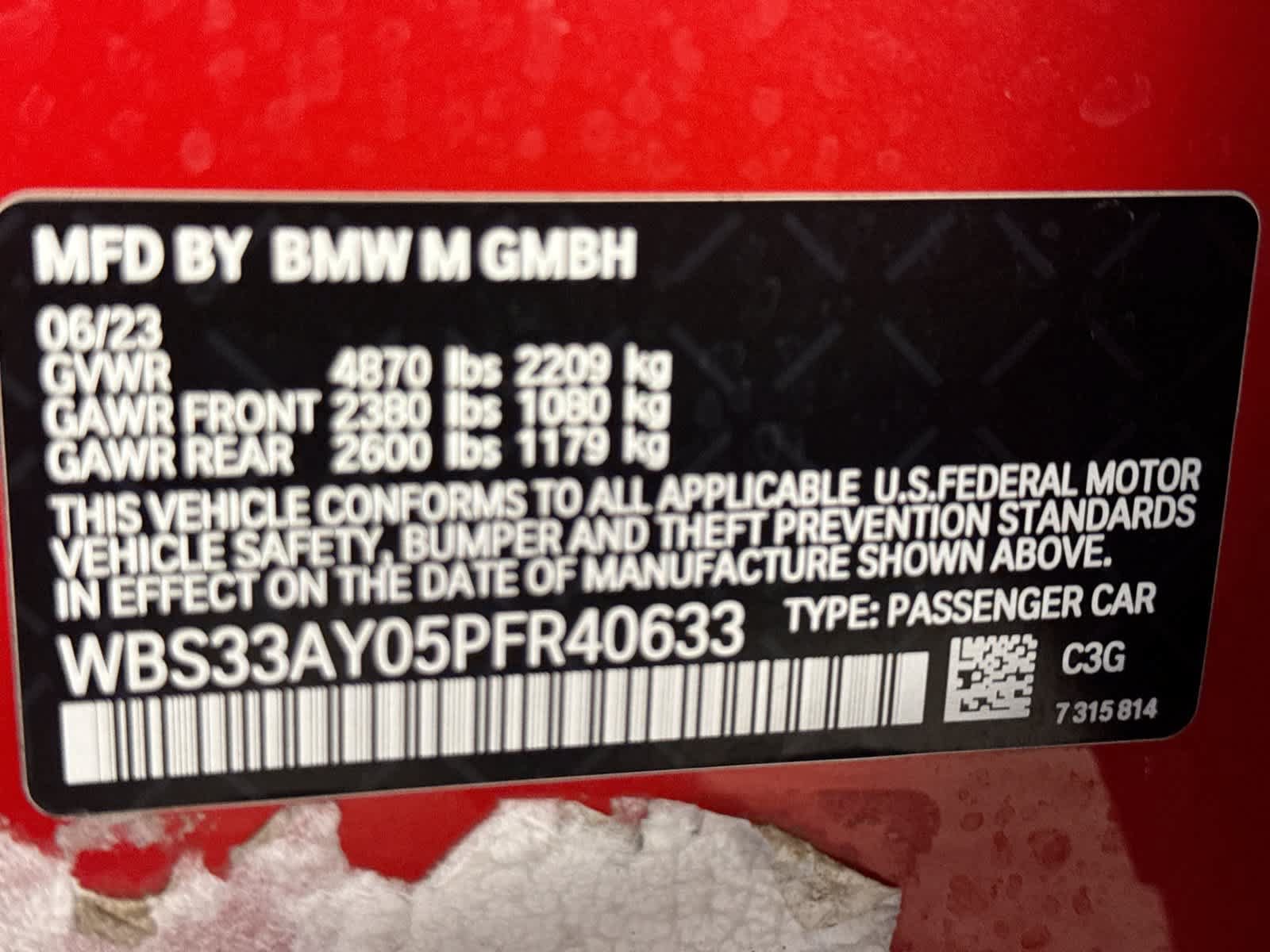 Used 2023 BMW M3 Competition RWD image 42