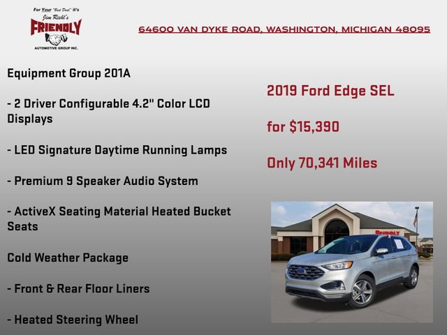 Used 2019 Ford Edge SEL w/ Equipment Group 201A AWD/4WD image 5