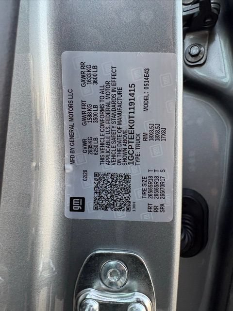 New 2026 Chevrolet Colorado Trail Boss AWD/4WD image 16