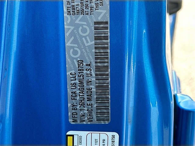 Certified 2021 Jeep Gladiator Sport w/ Quick Order Package 24Q 80Th image 31