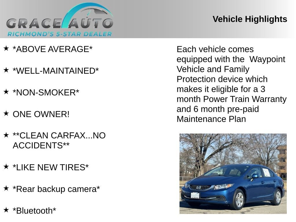 Used 2013 Honda Civic LX image 2