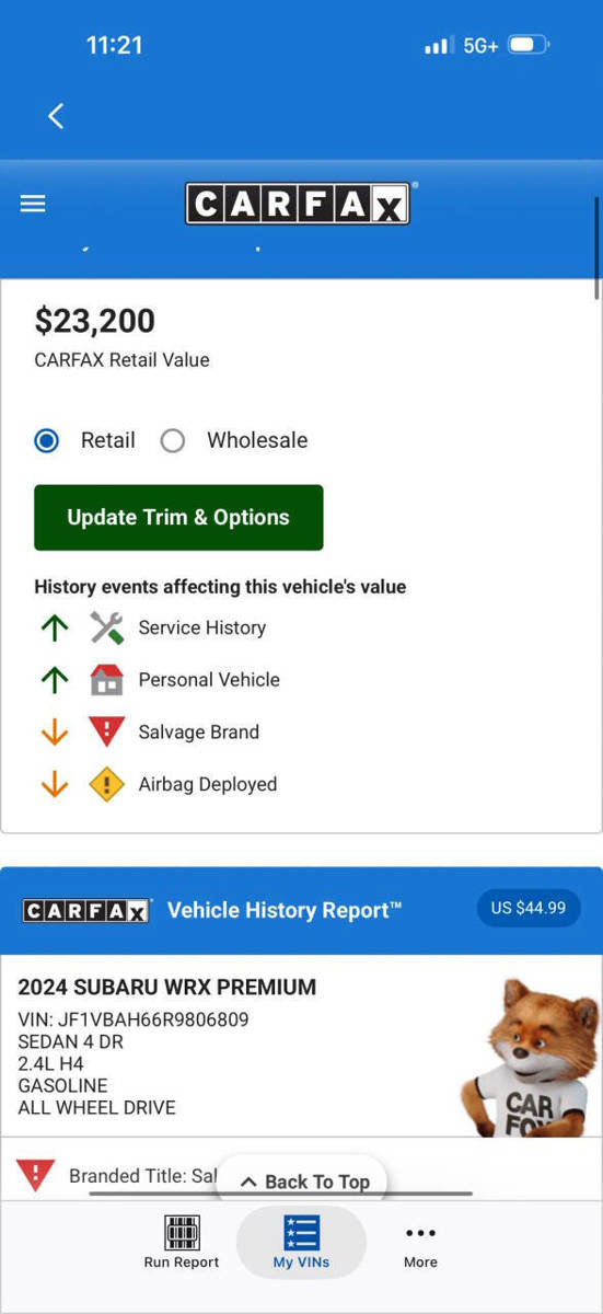 Used 2024 Subaru WRX Premium image 15