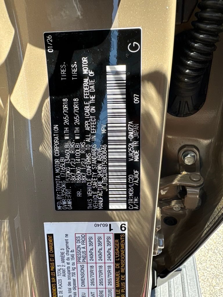 Certified 2026 Lexus GX 550 w/ Accessory Package (CT) AWD/4WD image 20