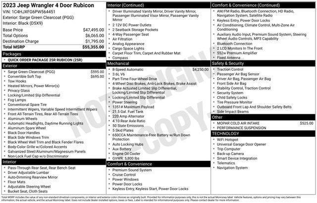 Used 2023 Jeep Wrangler Unlimited Rubicon AWD/4WD image 10