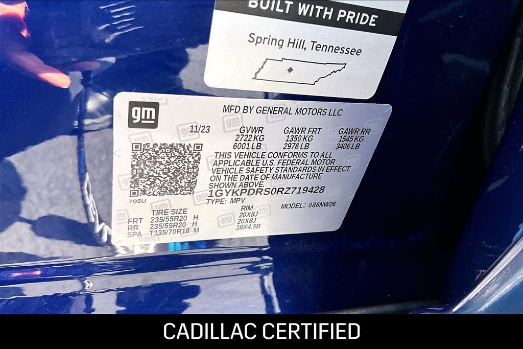 Certified 2024 Cadillac XT6 Premium Luxury w/ LPO, Floor Liner Package AWD/4WD image 31
