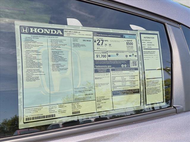 New 2027 Honda HR-V LX image 17