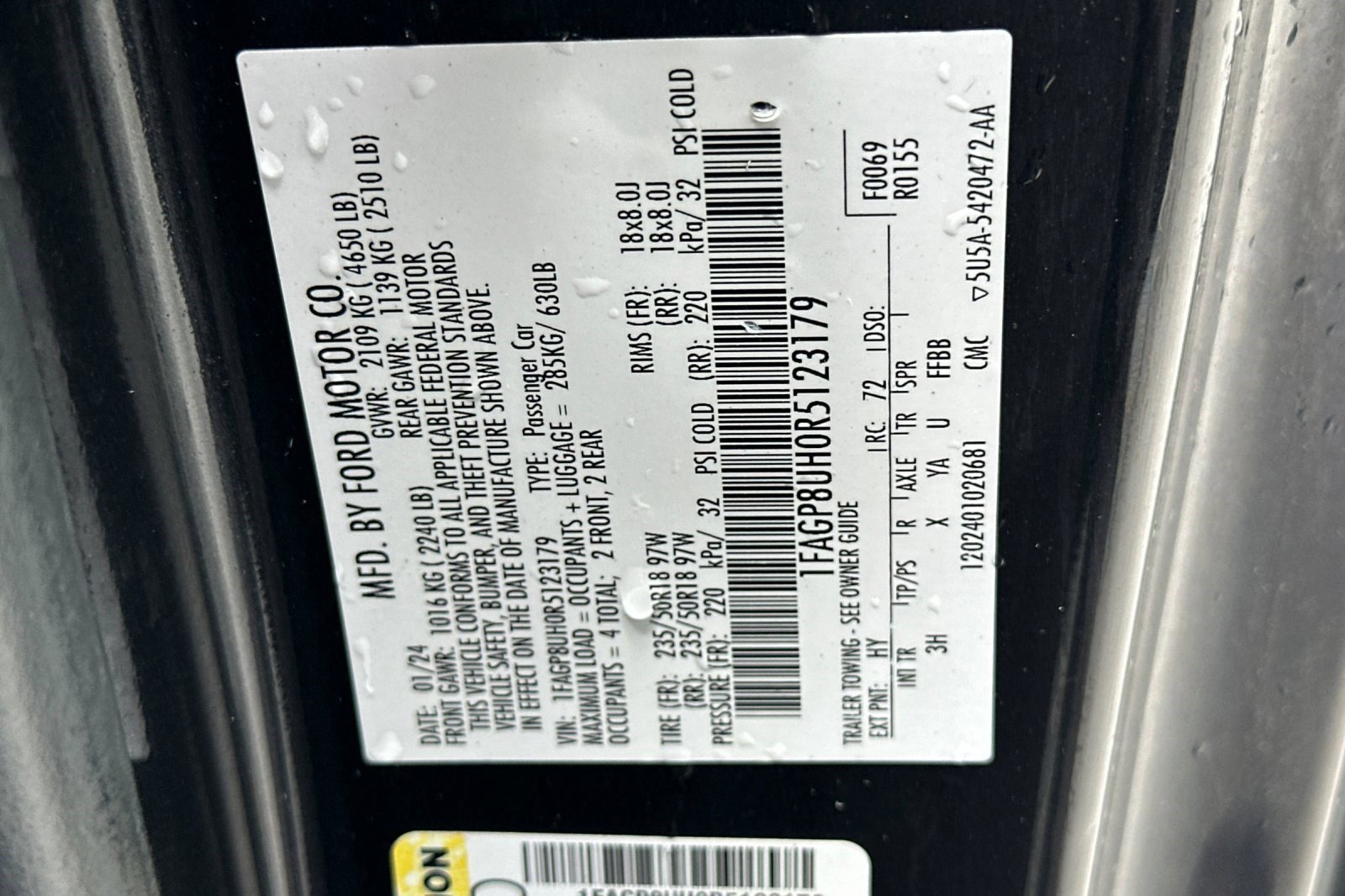 Used 2024 Ford Mustang Premium RWD image 35