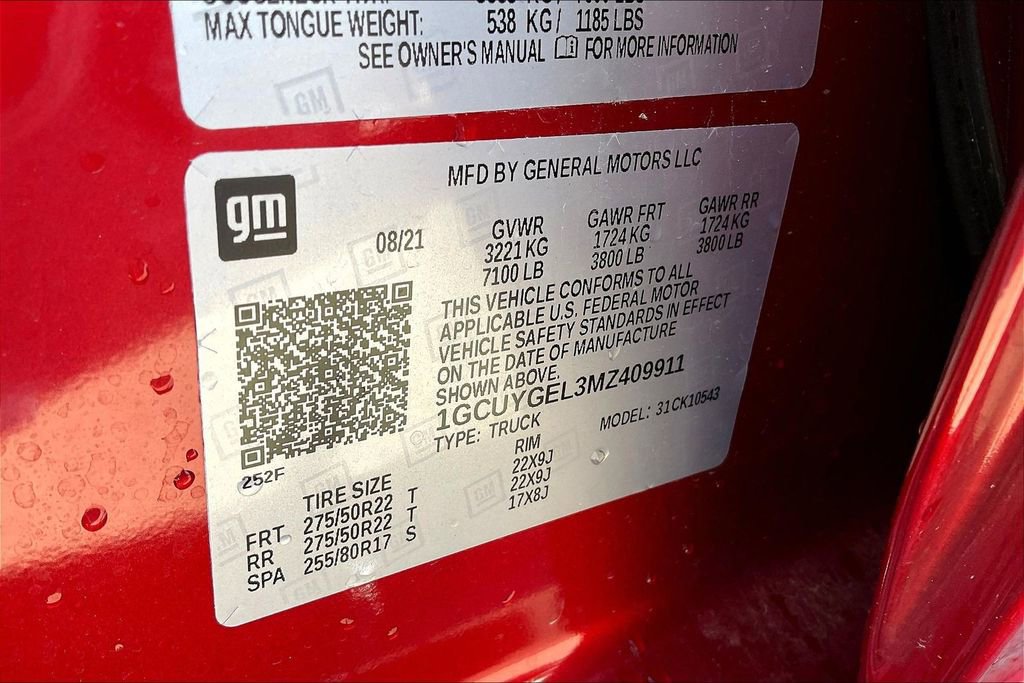 Used 2021 Chevrolet Silverado 1500 LTZ w/ Safety Package II image 36