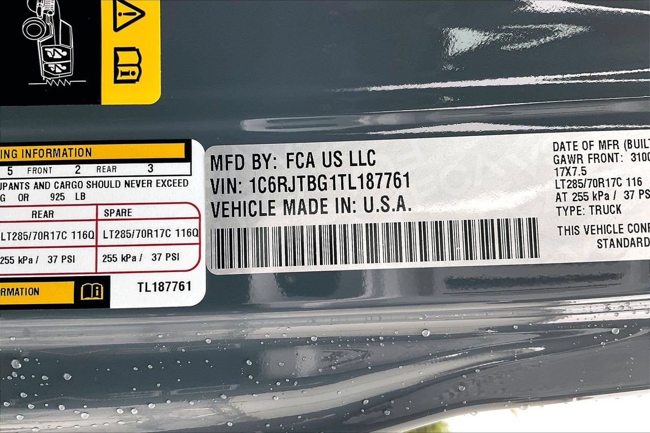 New 2026 Jeep Gladiator Rubicon AWD/4WD image 33