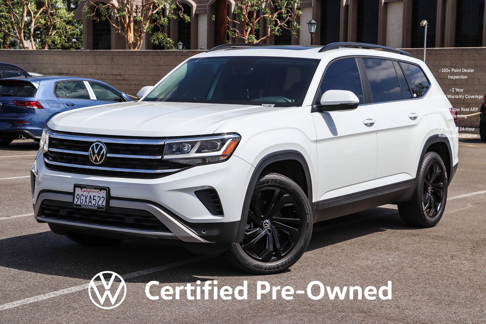 Certified 2023 Volkswagen Atlas SE w/ Panoramic Sunroof Package