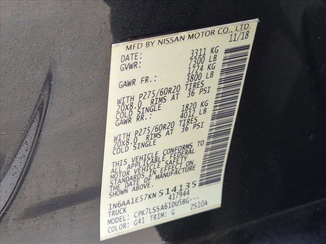 Used 2019 Nissan Titan SV w/ SV Convenience Package AWD/4WD image 19