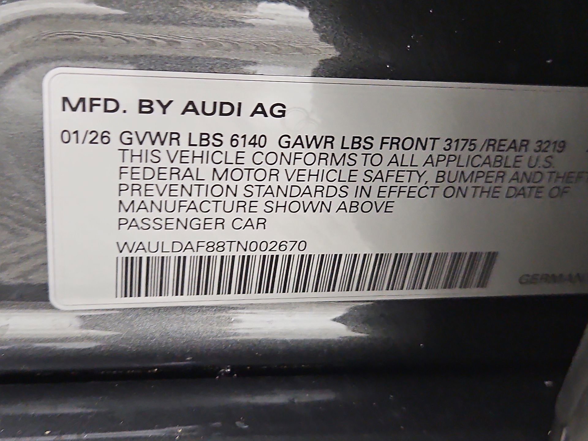 New 2026 Audi A8 L 3.0T image 44