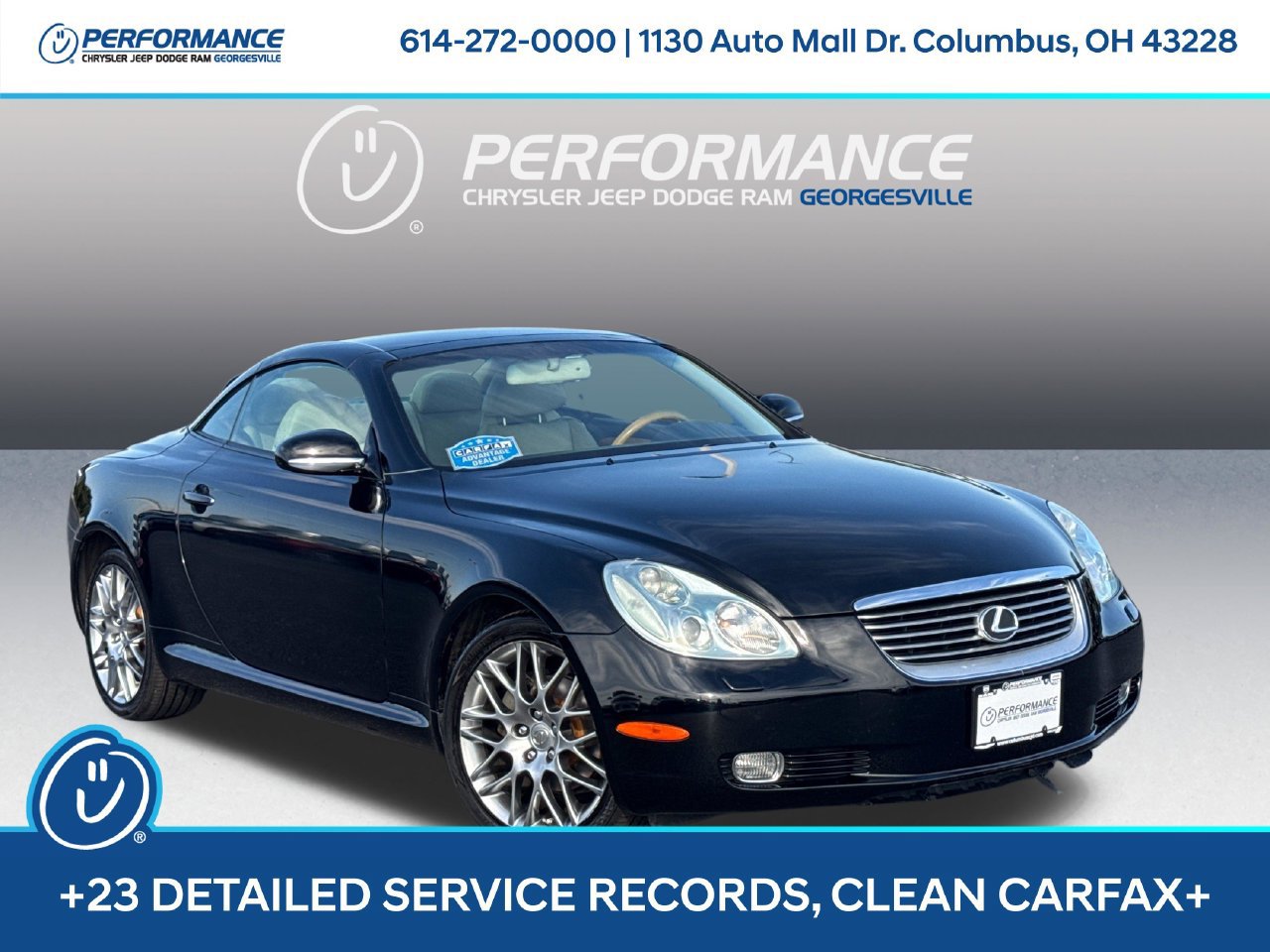 Used 2002 Lexus SC 430 Convertible