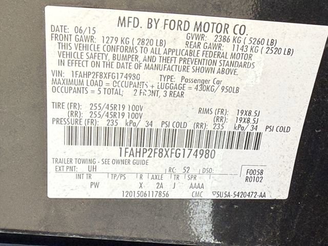 Used 2015 Ford Taurus Limited FWD image 28