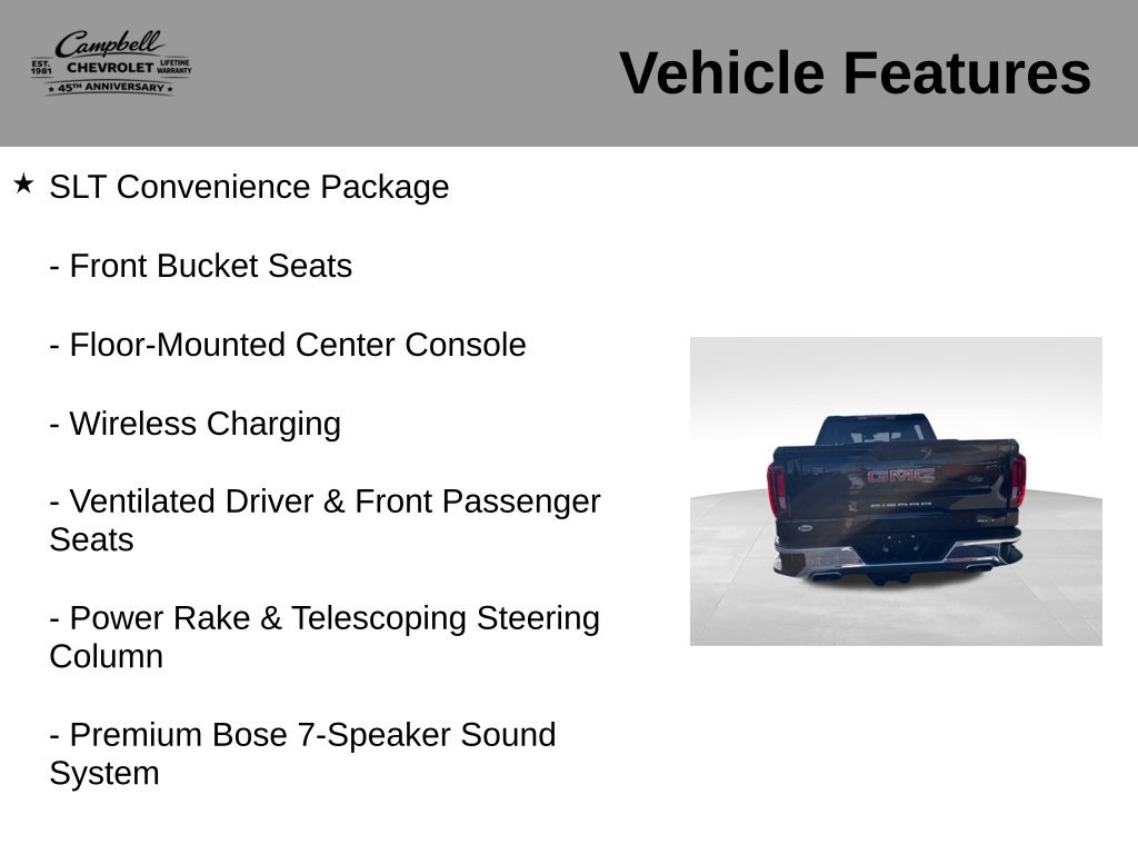 Used 2025 GMC Sierra 1500 SLT w/ SLT Premium Package AWD/4WD image 26