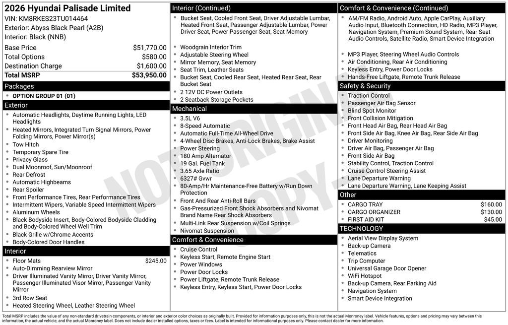 New 2026 Hyundai Palisade Limited image 5