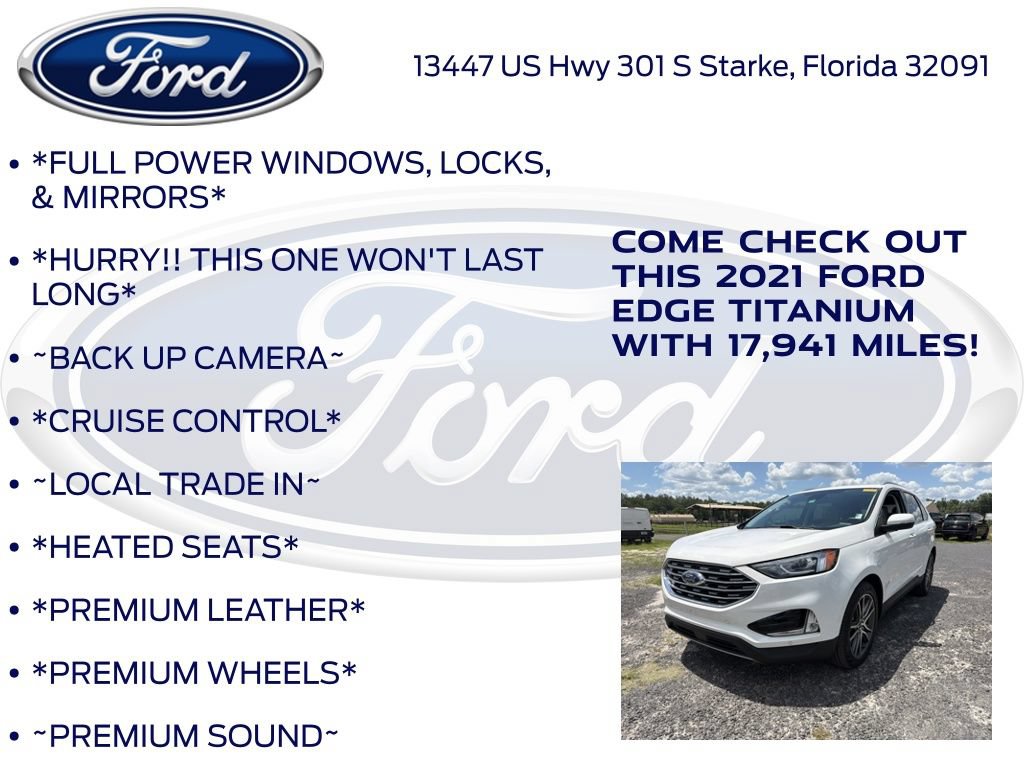 Certified 2021 Ford Edge Titanium FWD image 12