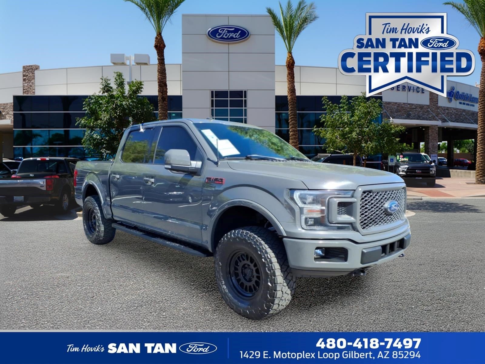 Certified 2018 Ford F150 Lariat w/ Equipment Group 502A Luxury
