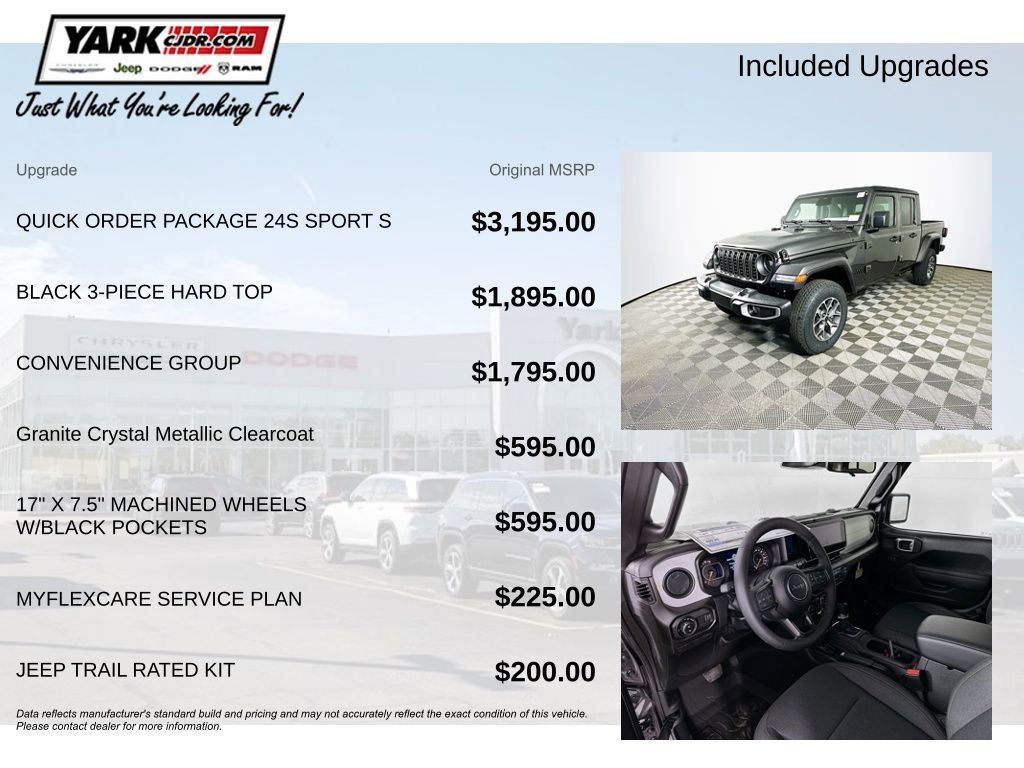 New 2026 Jeep Gladiator Sport AWD/4WD image 3